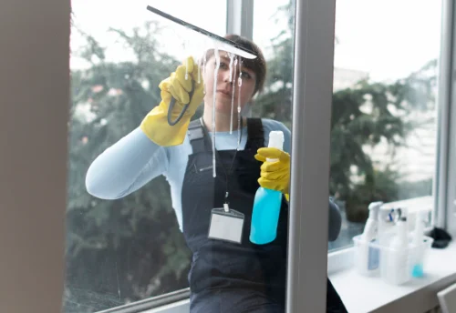 Nettoyage de vitres intérieures et extérieures à Mûres